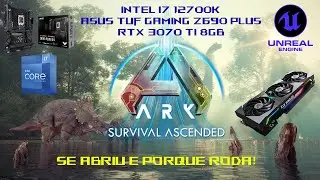 Ark Survival Ascended RTX 3070 TI Gameplay Benchmark Unreal Engine 5 (The Island) #gaming  #games