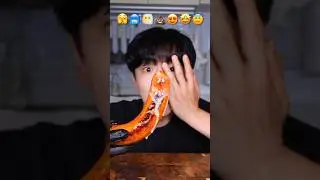 Emoji kielbasa sausage😍 #mukbang #emoji #emojichallenge