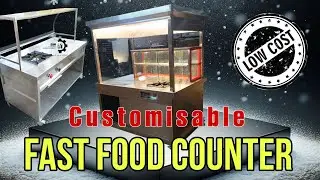 Fast food stall #kolkata #stainlesssteel #counter