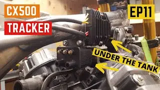 CX500 BUILD - Hiding Parts Under the Fuel Tank - EP11