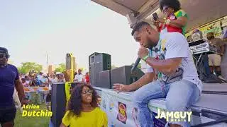 Adrian Dutchin performs live at Guyana Day 2024 in New Jersey