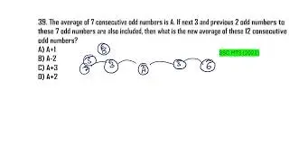 The average of 7 consecutive odd numbers is A  If next 3 and previous 2 odd numbers to these 7 odd