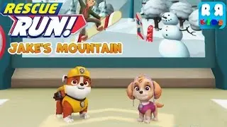 PAW Patrol Rescue Run - Jake's Mountain With Rubble and Skye