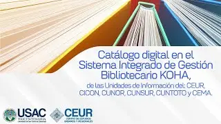 Presentación del catálogo digital de la Red de Unidades de Información REUNIUSAC📘