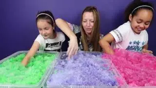 GROSS! Gelli Baff Toy Challenge - Extreme Sour Warheads Candy - Shopkins - Superhero Ooshies Prizes