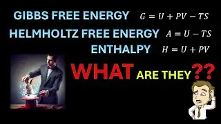 Gibb's Energy | Helmholtz Energy | Enthalpy | What Exactly Are They? | An Intuitive Explanation