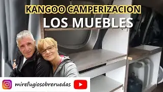 Como CAMPERIZAMOS la  Renault  KANGOO -LOS MUEBLES- PARTE 1