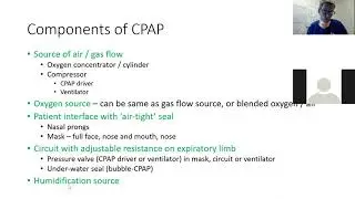 Weekly Paediatric Teaching 2021 29 CPAP Sept 13