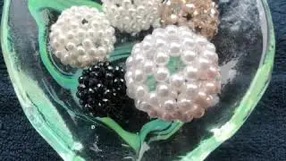 ビーズでバッキーボール　立体神聖幾何学