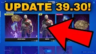 KRATOS SKIN + LEVIATHAN AXE PICKAXE RETURN RELEASE DATE IN FORTNITE ITEM SHOP UPDATE 39.30!