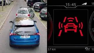 Skoda Connect - Front Assist with Predictive Pedestrian and Cyclist Protection