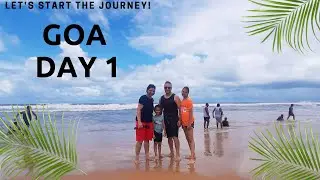 Goa Day 1 || Beach Fun || Calangute Beach II Monsoon in Goa II June 2022 II