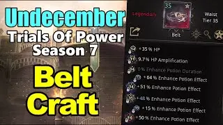 Belt Craft 3-Authority | Guide | Undecember