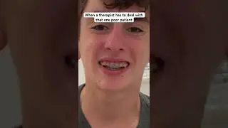 When a therapist has to deal with that one poor patient #funny #therapist #foryou #viral #shorts