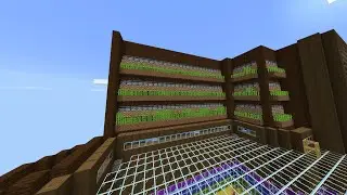 Adding a sugar cane layer to the farm hallway in my survival world (part 5) | Minecraft