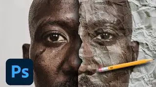 3-минутный урок по Photoshop: эффект смятия бумаги