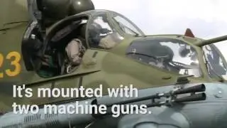 This Russian helicopter is nicknamed 