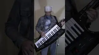 EUROPE - CARRIE on Roland AX-Synth KEYTAR. Guitar solo #shorts