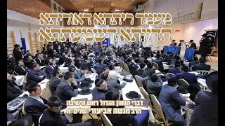 מנותר קנקנים נעשה נס לשושנים - מעמד חדוותא דשמעתתא חנוכה תשפ