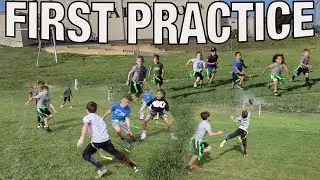 NFL PLAY 60 FLAG FOOTBALL IS BACK! | FIRST PRACTICE + NEW CHANNEL INTRO