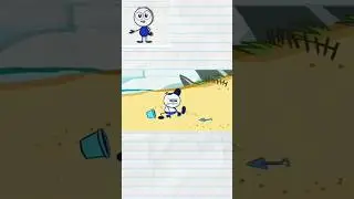funny crab animation । #animation #shortvideo #cartoon #pencilmation #shorts