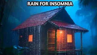 Gentle Rain ASMR for Insomnia | rain sound for stress relief. 