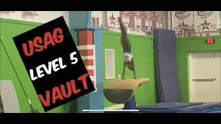 Level 5 Vault | Gymnastics With Tanaya (2021-2029)