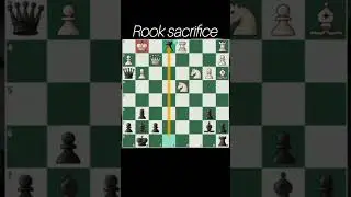 Rook sacrifice #chess #chessmaster #chesslover #chesslife #chesspuzzle #checkmate #chesstime