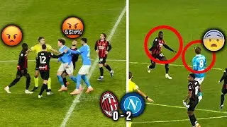 Драка Мактоминея и Томори взрывается в матче Наполи &mdash; Милан 2-0 |(Полные клипы)