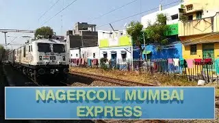High Speed Crossing Nagercoil Mumbai Express | Train Numbers 16340 16339