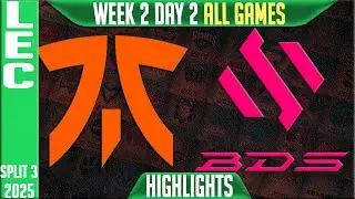 FNC vs BDS ALL GAMES Highlights | LEC W2D2 Split 3 | Fnatic vs Team BDS