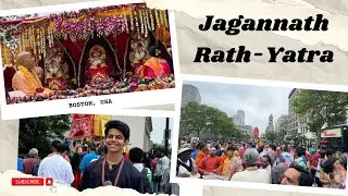 Jagannath Rath-Yatra 2024 | Vibrant celebration in Boston, USA