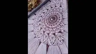 mandala art 🐼🎨#m.j.anjara