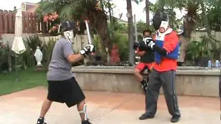 Continuous Escrima Padded Stick Sparring Sept 2010 - Allan vs Chucky