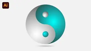 How To Yin Yang Symbol Logo Design in | Adobe illustrator Tutorial | Logo Design Tutorial