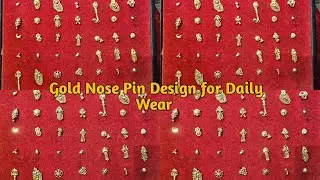 Daily wear Nose pin Design || 18K Gold || With Price || New Design || 2025 GOLD