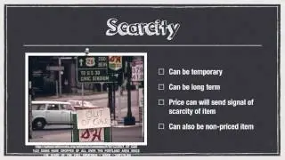 What is Scarcity?