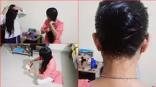 My first video vlog maa beti ki heavy hair oiling and combing 👭