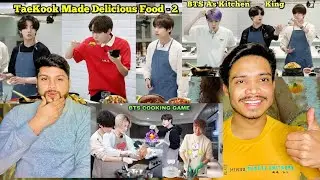 BTS Destroy kitchen 🤯🧑&zwj;🍳🥘 // Taekook cooking together | Hindi dubbing | Part-2 Reaction by Zain Raja