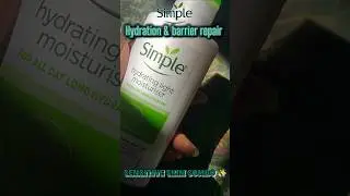Simple hydrating light moisturizer & facewash 🌿#youtubeshorts#barrierrepairmoisturizer#skincare#yt