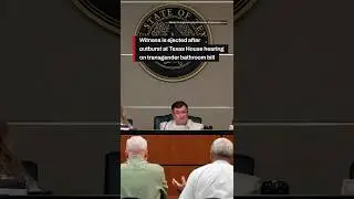Witness ejected after outburst at Texas hearing on transgender bathroom bill