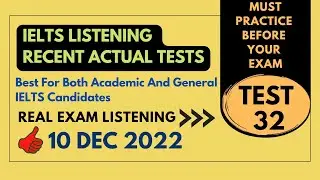 Ielts Listening Practice Tests | TEST 32 | 10.12.2022 | Protecting Environment through Recycling
