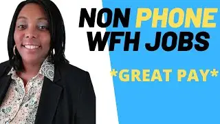 Best Work From Home Jobs 2020| Non Phone Work At Home Jobs