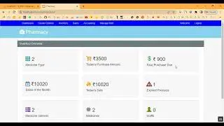 Pharmacy Information System in PHP