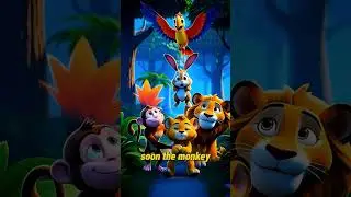 A Brave Little Lion Saves the Jungle | Kids Moral Story #KidsAnimation #Shorts