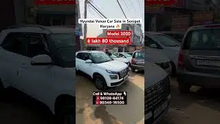 Hyundai Venue 🔥Car Sale 😱in Sonipat #automobile #preownedcar #secondhandcars #usedcar #shortsvideo