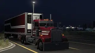 FRIDAY NIGHT CRUISING IN THE BIG RIG | AMERICAN TRUCK SIMULATOR