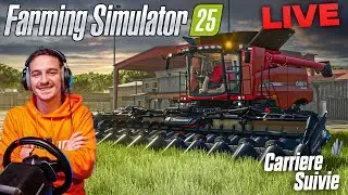 MOISSON DE MA&Iuml;S GRAIN CE SOIR  ! FARMING SIMULATOR 25 !