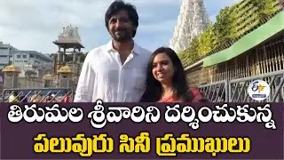 తిరుమల శ్రీవారిని దర్శించుకున్న పలువురు సినీ ప్రముఖులు | Cine Celebrities Visit Tirumala Temple