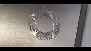 guilloche tests for watch making and decoration with cnc milling machine